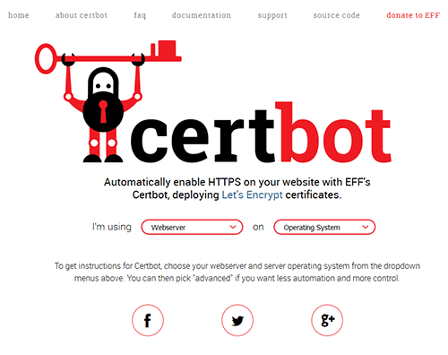 Let's Encrypt certbot