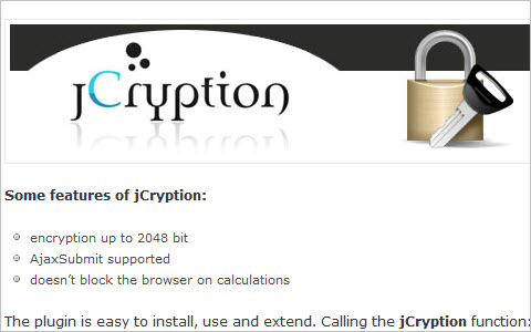 Data Encryption With JavaScript: jCryption