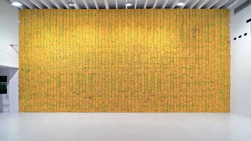 Sagmeister’s Banana Wall.