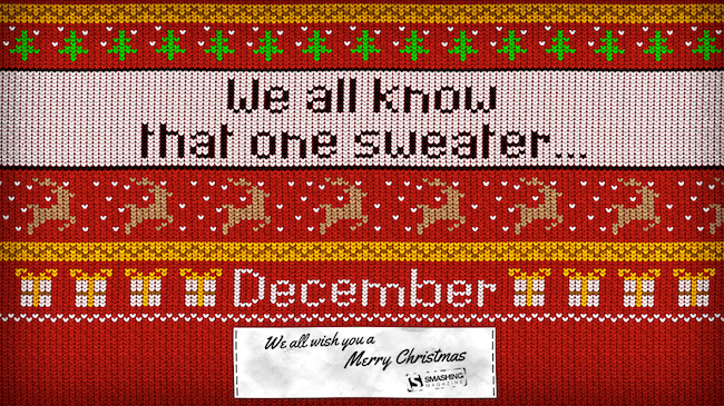 Christmas Wallpaper — We All Know That One Sweater
