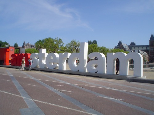 Wayfinding and Typographic Signs - amsterdam-park