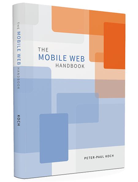 Mobile Web Handbook, a new Smashing Book by Peter-Paul Koch