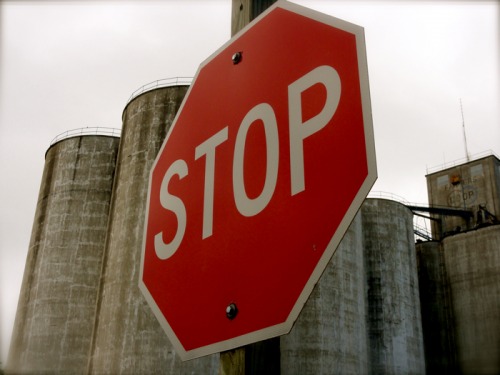 Wayfinding and Typographic Signs - stop-sign