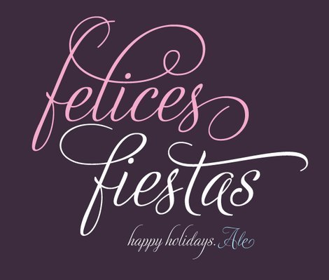 Lettering and Handwriting - happy holidays and wishes