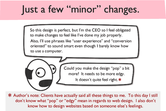 Just a few "minor" changes