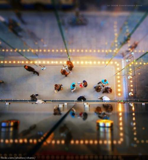 miniature tilt shift photography