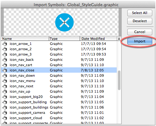 Updating a Symbol in Fireworks.