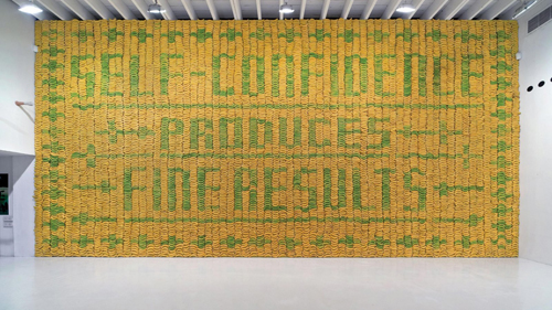 Sagmeister’s Banana Wall.