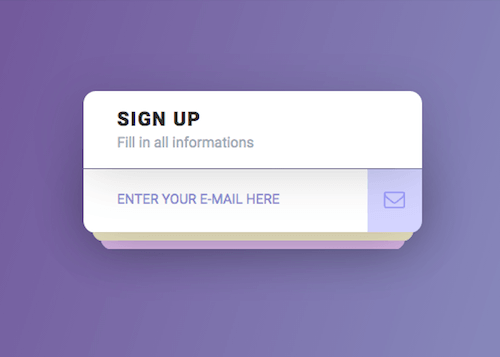 Interactive Sign-Up Form