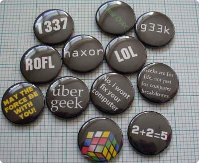 Pins, Badges and Buttons - My buttons available @ Prickie