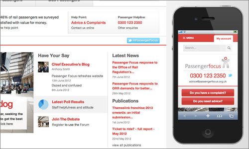 PassengerfocusA Responsive Design Case Study – David Bushell