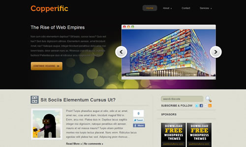 Copperific Free WP Theme