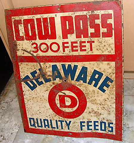 Cattle Crossing Shed Sign, Cattle Signs, Crossing Signs