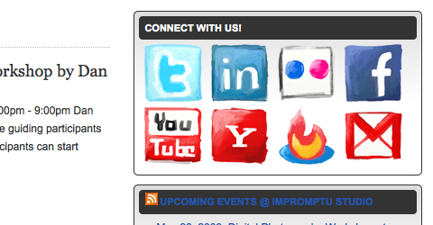 Showcase of Design Elements - Social Media Integration