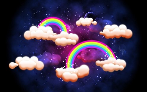 Retro Rainbow Photoshop Tutorials