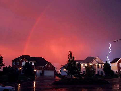 Rainbow and Lightning