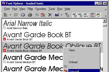 Font Xplorer