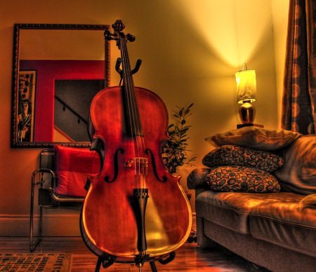 HDR Photos - Home_is_where_the_cello_is