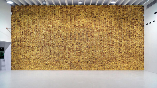 Sagmeister’s Banana Wall.