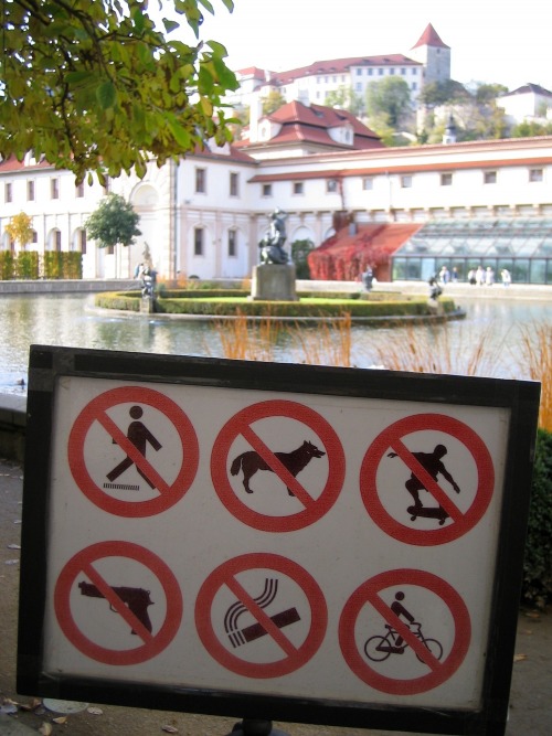 Wayfinding and Typographic Signs - park-restricted-activities-sign