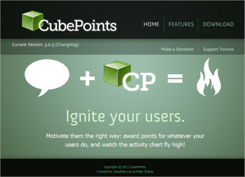 Cubepoints-homepage in Best Practices For Designing Websites For Kids