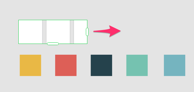 Drag to create other five squares.