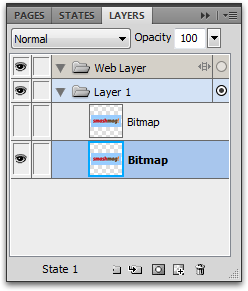 Original image and hidden backup in the Layers panel