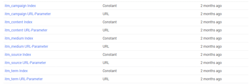 User-defined variables in Google Tag Manager