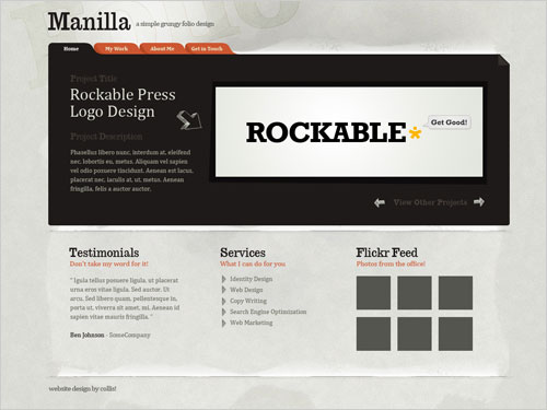 Manilla PSD Template