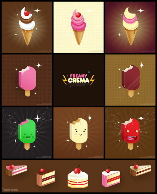 Freebies Icons - Freaky Crema by ~dimpoart