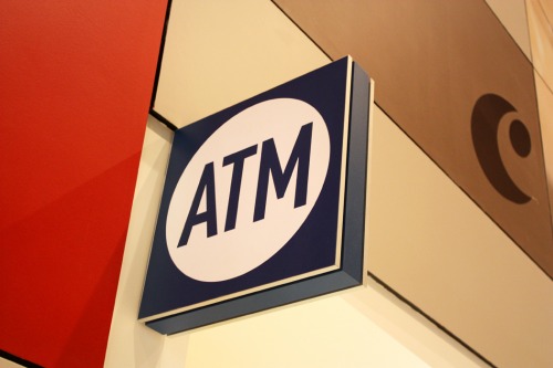 Wayfinding and Typographic Signs - atm-signage-at-shopping-centre