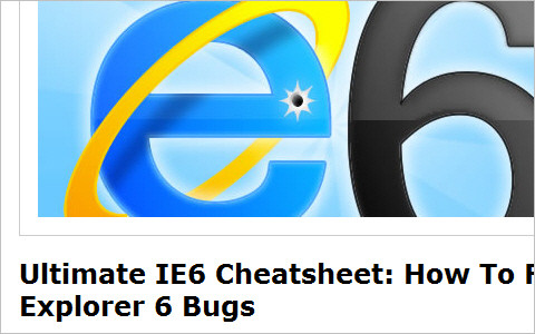IE CSS Bugs That'll Get You Every Time