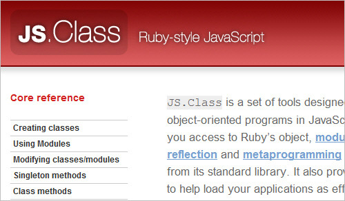 JS.Class: Ruby-style JavaScript