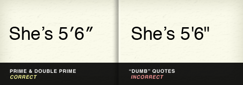 prime vs. dumb quotes