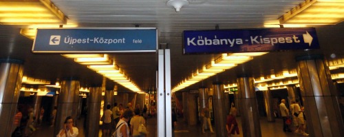 Wayfinding and Typographic Signs - one-station-two-direction