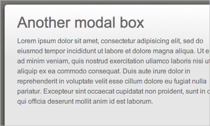 CSS Modal