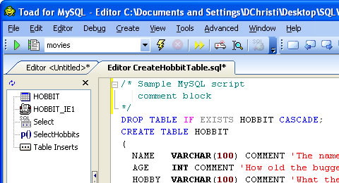 MySql Tools Screenshot