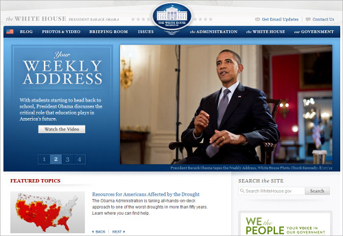 The White House Homepage