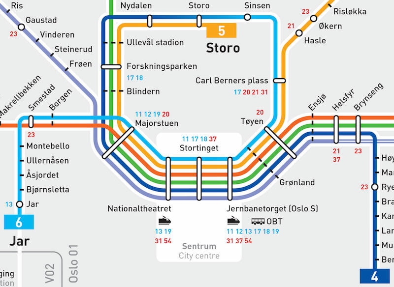 Transportation map design