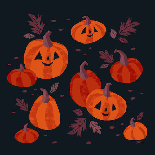 'Pumpkins' by Caley Hicks