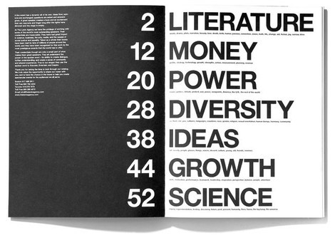 creative contents page