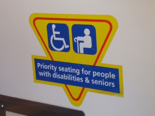 Wayfinding and Typographic Signs - disability-senior-signs