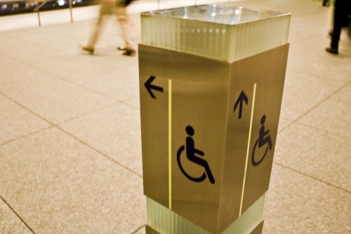 Wayfinding and Typographic Signs - handicapped-in-singapore