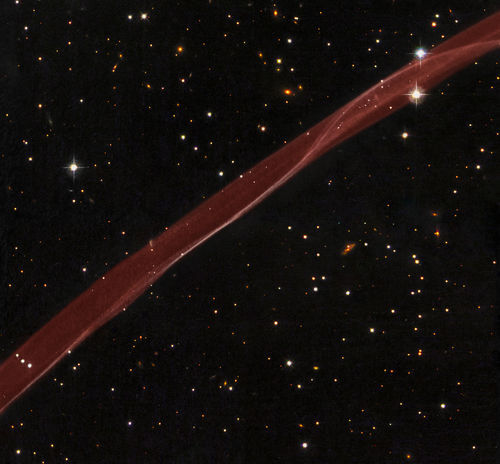 Space Photography - 2008 September 15 - SN 1006: A Supernova Ribbon from Hubble