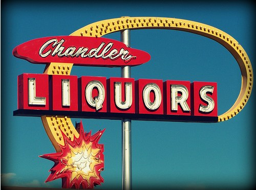 Vintage Signage - Lights for Liquor