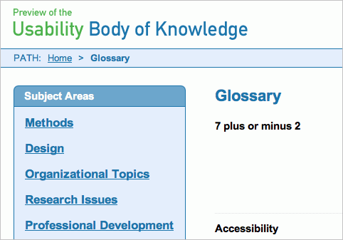 glossary