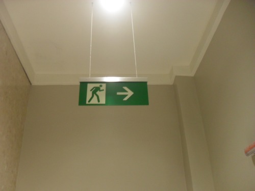 Wayfinding and Typographic Signs - emergency