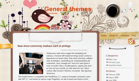 Free Wordpress themes