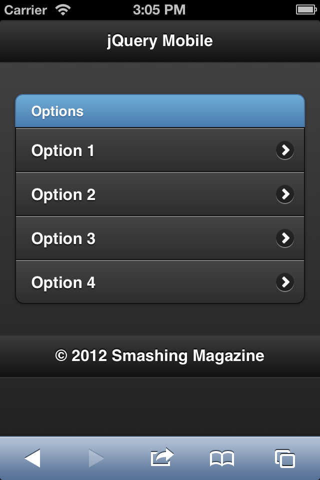 steen Vakantie ding How To Get Started With jQuery Mobile — Smashing Magazine