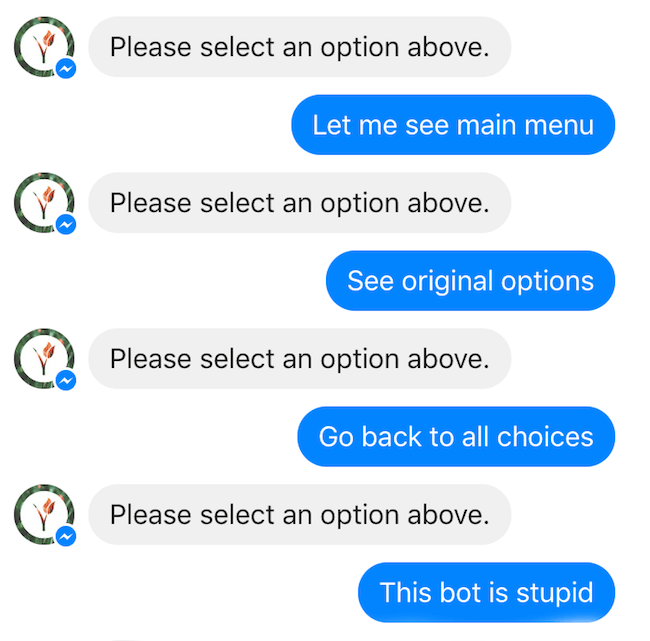 Chatbot UX